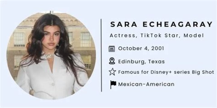 Sara Echeagaray Height