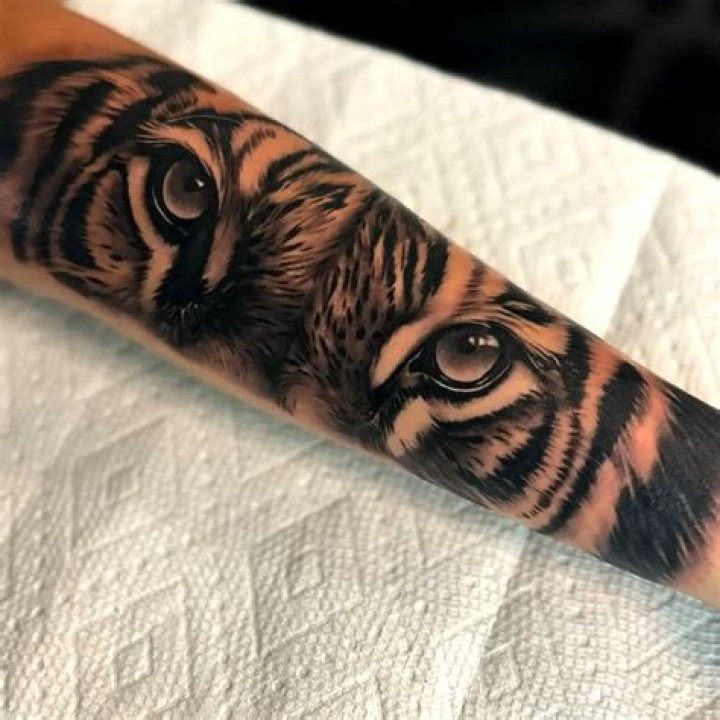 Tiger Eyes Tattoo