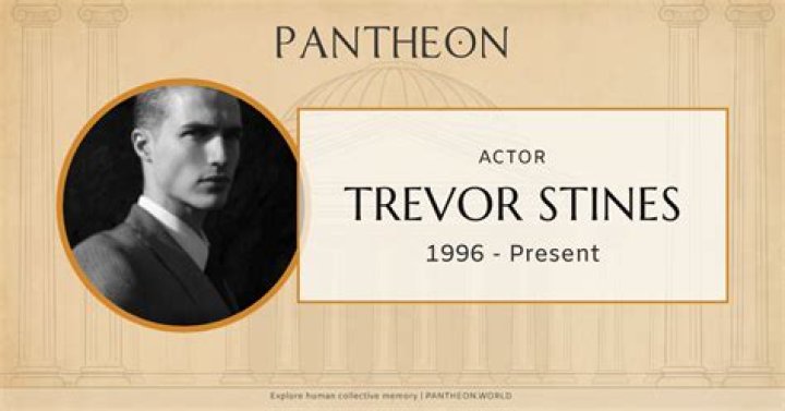 Trevor Stines Biography Infographic